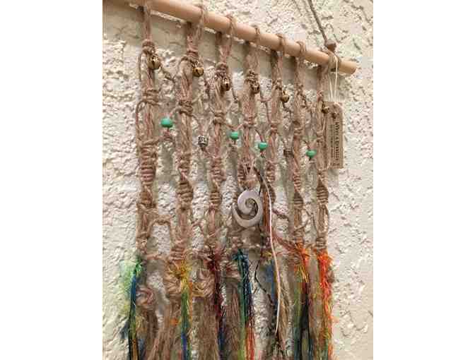 Beaded Macrame Wall Hanging