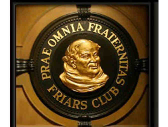 Lunch at the Friars Club