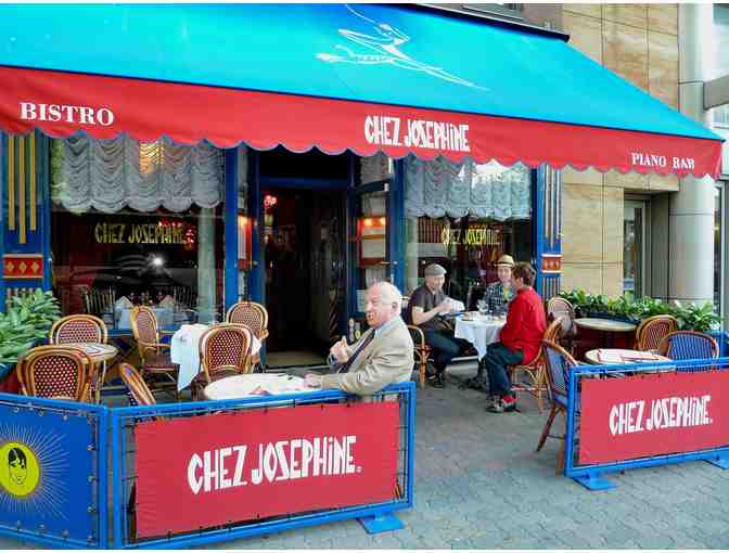 Tickets to ABUNDANCE, dinner at Chez Josephine, and a Backstage Tour