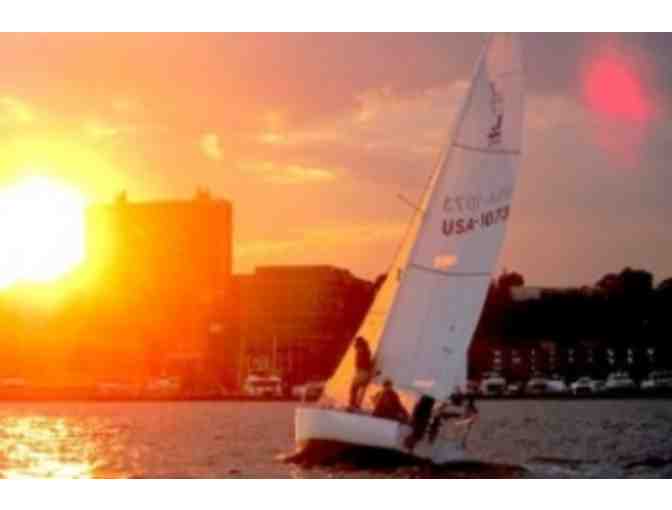 Sunset Sail for Two Along the Hudson