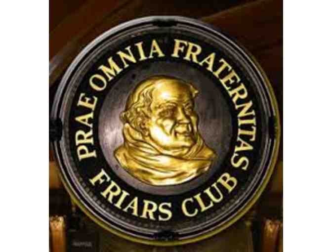 No Joke: Lunch at the Friars Club for You and Three Guests