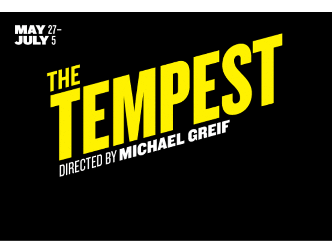 2 Tix to 'The Tempest' at Shakespeare In the Park
