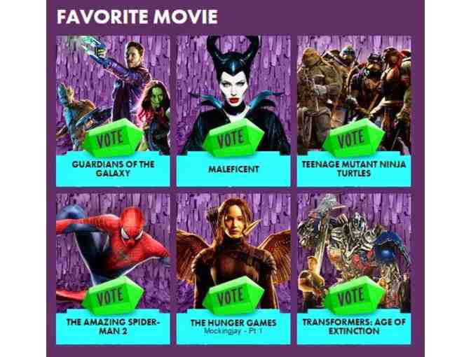 4 Tickets to the 2016 Nickelodeon Kids' Choice Awards