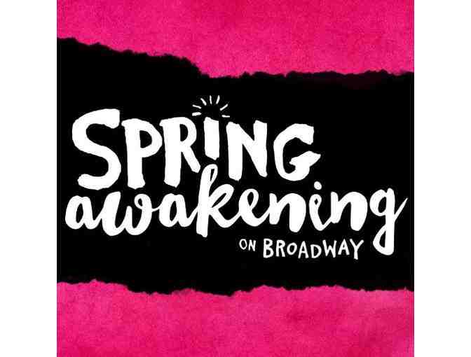 Signed playbill from the cast of the Spring Awakening Revival