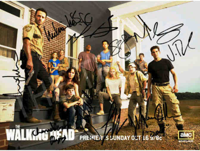 The Walking Dead Autogrpahed Cast Poster - Photo 1