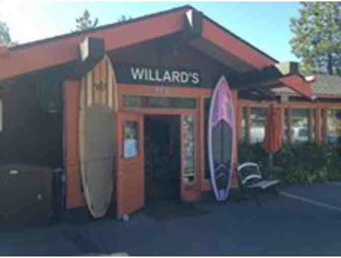Ski Rentals for 2 adults and Paddleboard Rentals for 2 from Willards Sports in Tahoe City