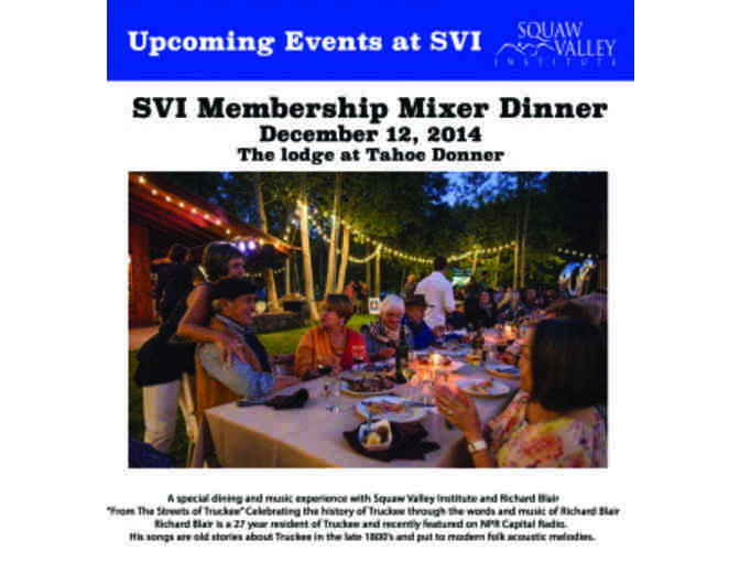 Squaw Valley Institute One-year Individual Membership