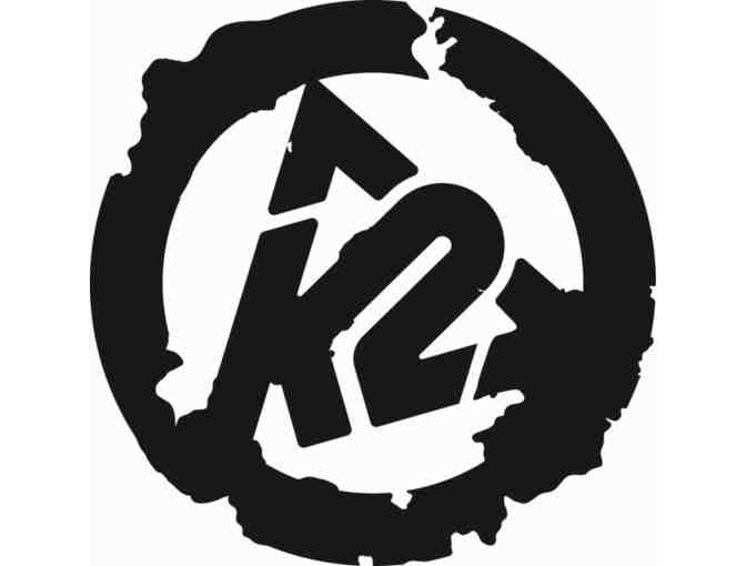 K2 Photokinetic ski Goggle with Black Frame, Gray Red Octic Mirror Lens