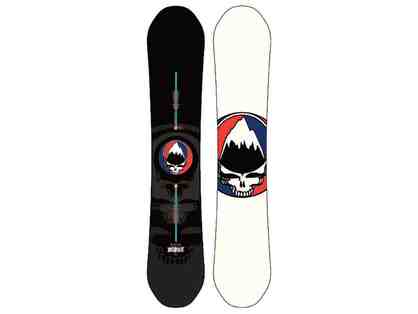 Burton Snowboard Easy Livin signed by Danny Davis 155 with Grateful Dead Graphics