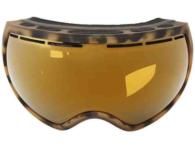 Electric E2 Ski Goggles in Tortoise with Bronze/Bronze Chrome Lens