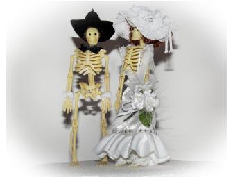 Skeleton Wedding Cake Toppers/Christmas Ornaments