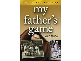 Autographed Baseball Literature by Rick Wilber & Clearwater Threshers Tickets