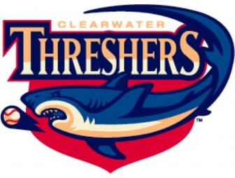 Autographed Baseball Literature by Rick Wilber & Clearwater Threshers Tickets