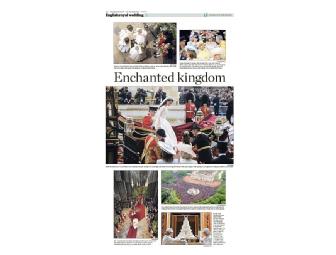 Commemorative Times Front Page Reprints & Printing Plates - Royal Wedding
