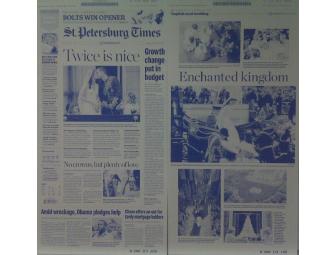 Commemorative Times Front Page Reprints & Printing Plates - Royal Wedding