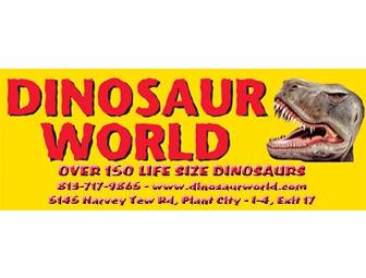 Meet over 150 life-size dinosaurs at Dinosaur World!