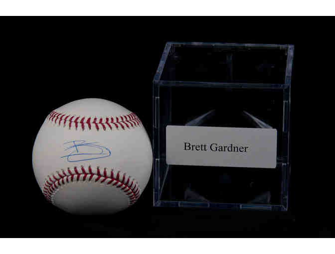 New York Yankees Brett Gardner Autographed Baseball