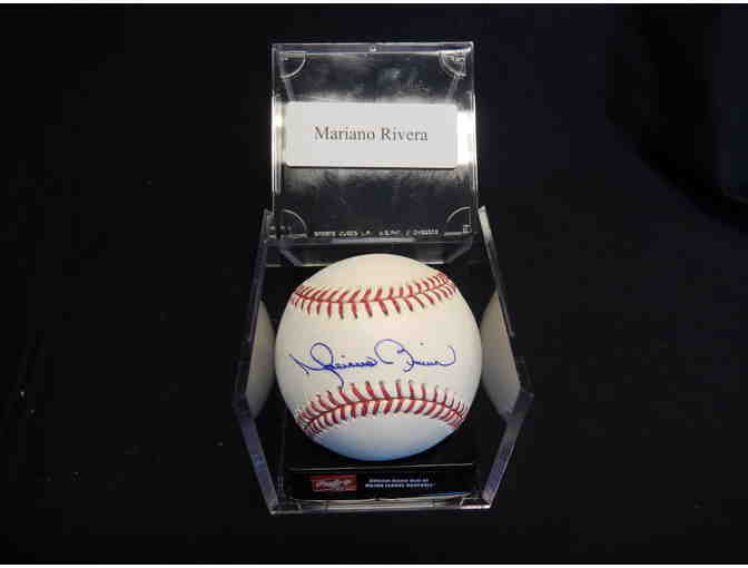 New York Yankees #42 Mariano Rivera Autographed Game Used Baseball
