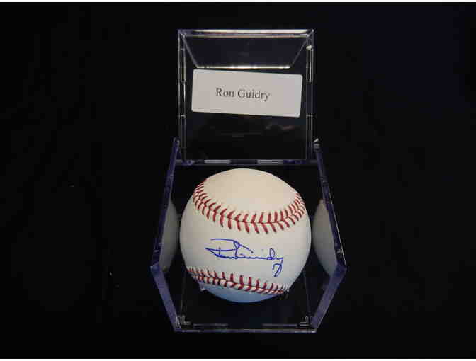 New York Yankees #49 Ron Guidry Autographed Baseball