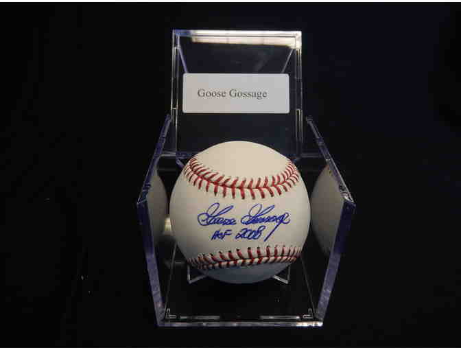 New York Yankees #54 Goose Gossage Hall of Fame 2008 Autographed Baseball