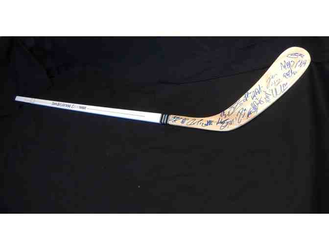 Tampa Bay Lightning Team Autographed Stick