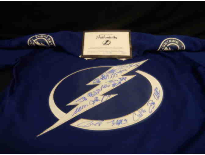 Tampa Bay Lightning Team Autographed Jersey