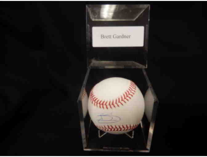 New York Yankees #11 Brett Gardner Autographed Baseball