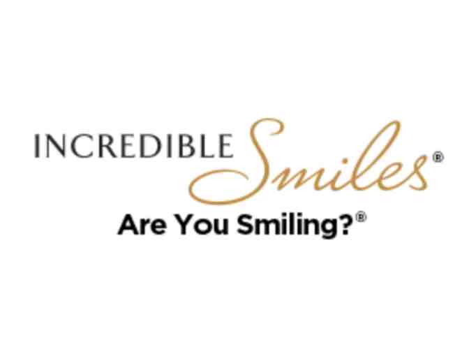 Initial Exam from Incredible Smiles, including initial exam, x-rays, and healthy mouth cleaning