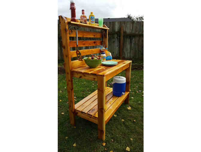All-purpose Outdoor Potting Bench/Grilling Station