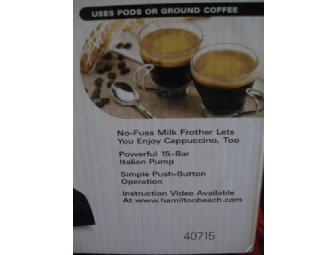 Hamilton Beach Expresso/Cappuccino Maker