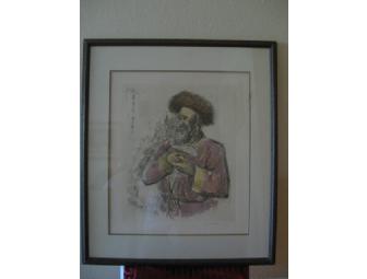 Ira Moskowitz Signed & Framed Etching