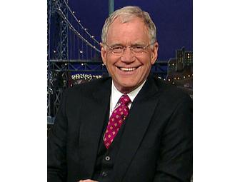 Two Tickets to the Late Show with David Letterman & Three Hoodies!
