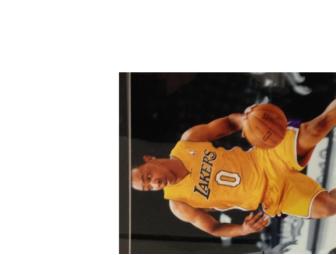 Devin Ebanks #3 and Andrew Goudelock #0- up and coming Lakers signed and matted photos