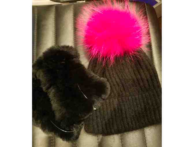 Black Winter Hat & Black Hand Warmers from The Loft Boutique at Willits