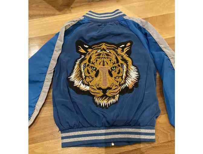 Monkey's Aspen: Tiger Blue Bomber Jacket - Photo 1