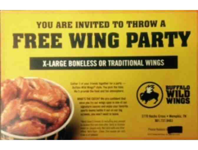 Free Wing Party from Buffalo Wild Wing