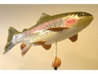 Rainbow Trout Hand Crafted Weathervane