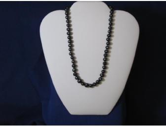 Natural Black Pearl Necklace