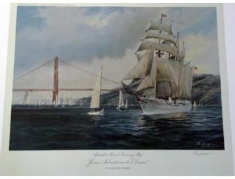 Signed, limited edition Charles Lundgren watercolor prints, 24' x 36'