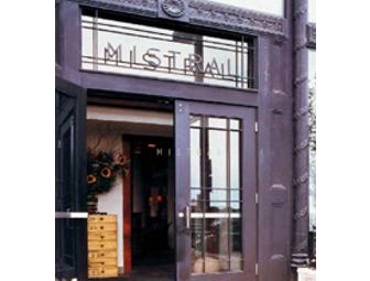 Dinner at Mistral