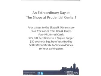 Enjoy an Extraordinary Day at the Shops at Prudential Center!