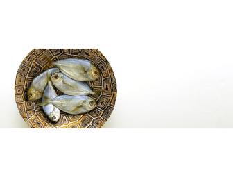 Four gorgeous glass bowls (fish not included!)