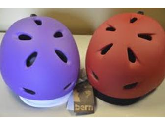 Downhill skiing hat trick for two including new Bern helmets!