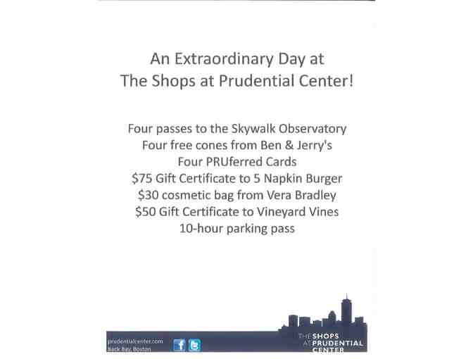 Enjoy an Extraordinary Day at the Shops at Prudential Center!
