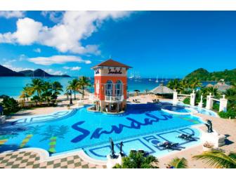 LIVE AUCTION PACKAGE - Four Day 3 Night Vacation for 2 at Sandals Resort