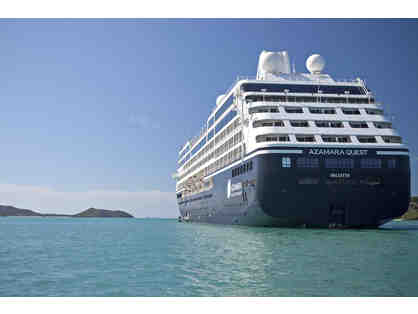 Any Voyage Aboard the Azamara Club Cruises Journey or Quest for Two - LIVE AUCTION ITEM