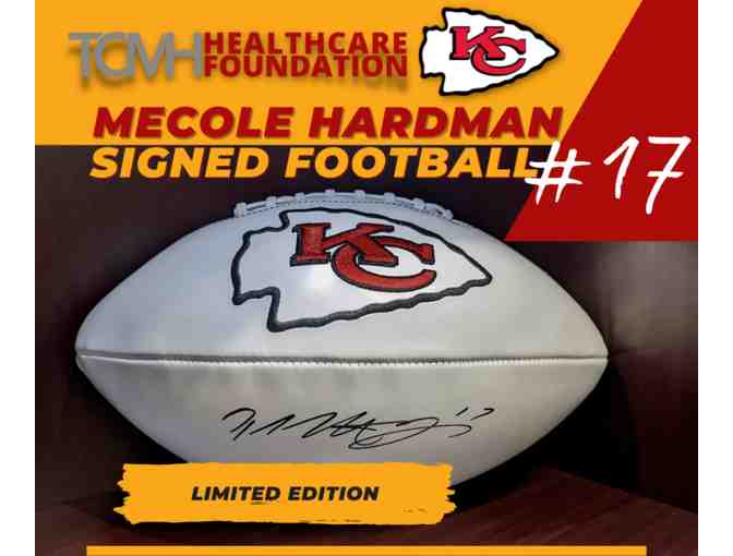 KC Chiefs - Mecole Hardman #17 - Signed Football