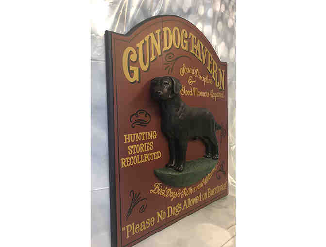 Gun Dog Tavern 3D Decorative Sign
