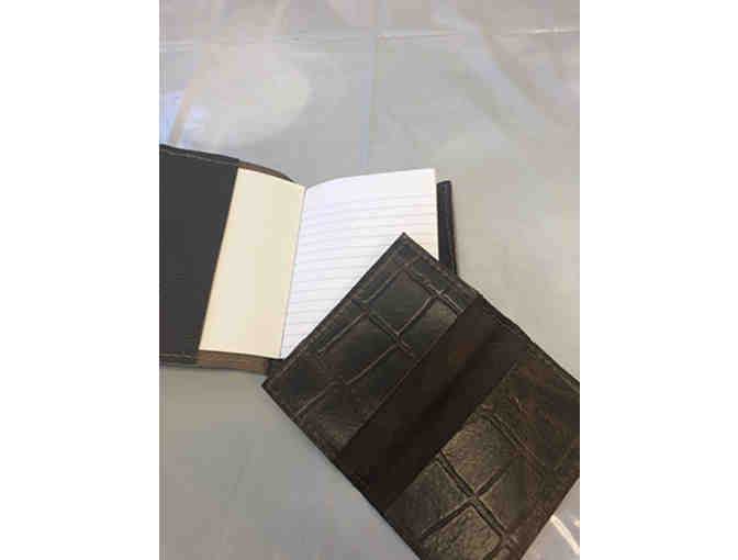 Cripple Creek Creations - Leather Notepad & Business Card Holder
