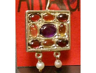 Art Gecko Package - Silver Earrings & 3 Chettinad Baskets